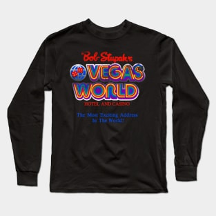 Vintage Vegas World Hotel and Casino Las Vegas Long Sleeve T-Shirt